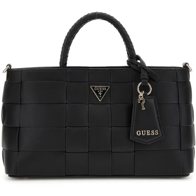 Afbeelding van GUESS Schoudertas Maylee Girlfriend Satchel Black Zwart