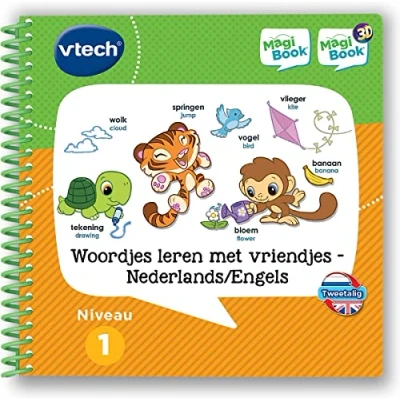 Afbeelding van VTech MagiBook Woordjes leren met vriendjes NL EN
