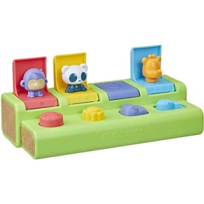 Afbeelding van Playskool Busy Poppin &#039;Pals pop up activiteitenspeelgoed voor baby&#039;s en peuters vanaf 9 maanden (exclusief Amazon)