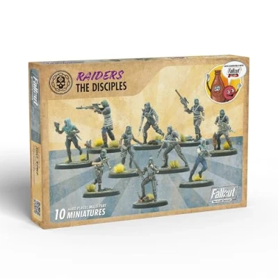 Afbeelding van Modiphius Entertainment: Fallout Wasteland Warfare: Raiders The Discipelen 10 ongeverfde figuren, Nuka World Wave, Miniaturen Compatibel met facties