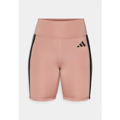 Afbeelding van adidas Performance Optime Essentials 3STRIPES Short Leggings Legging, Dames, Maat: XSx5&quot;, Warm clay/black
