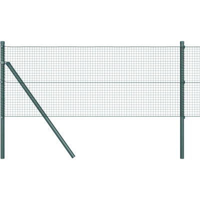 Afbeelding van vidaXL Heipaalset Set van 2 Groen Polyethyleen gecoat staal 10 x 0.5 m