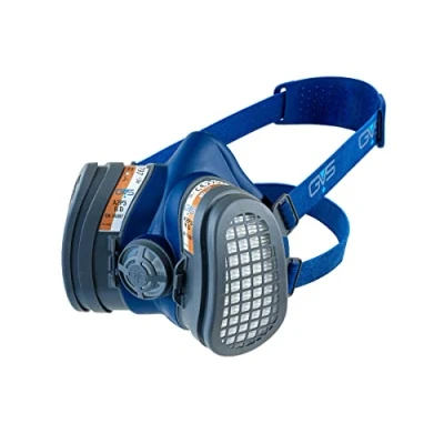Afbeelding van GVS SPR669 Elipse Low Profile Mask with A2P3 Filters for Organic Gases and Vapours until 5000 ppm Dust, M/L, Blue