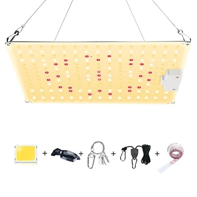 Afbeelding van WEIATTLE 65W LED Plantenlamp met Samsung LED&#039;s Kweeklamp lamp volledig Spectrum groeilamp Full Plantenlampen voor hydrocultuur Kas Kamerplanten Groente en bloem,equivalent aan 600W HPS