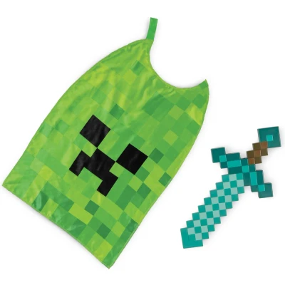 Afbeelding van Minecraft Diamond Sword &amp; Cape Set