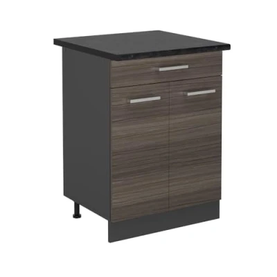 Afbeelding van Vicco Keukenonderkast R Line, Edel grijs/Antraciet, 60 cm , WB Antraciet