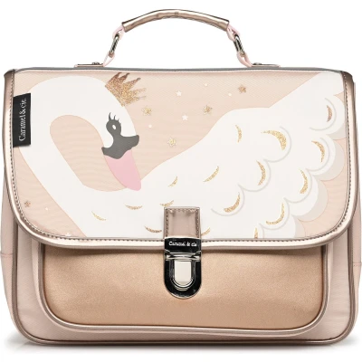 Afbeelding van Caramel &amp; Cie Kleuterboekentas smal Lady Swan Roze