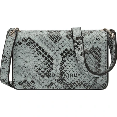 Afbeelding van LIEBESKIND BERLIN Leren Schoudertas Portemonnee Snake Sina Crossbody Light Tan Bruine