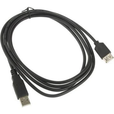 Afbeelding van Let op type!! USB 2.0 A mannetje naar vrouwtje verleng kabel Lengte: 1.5 meter (zwart)