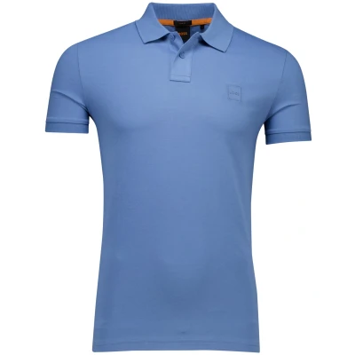 Afbeelding van BOSS Passenger Poloshirt, Heren, Maat: Small, Open blue