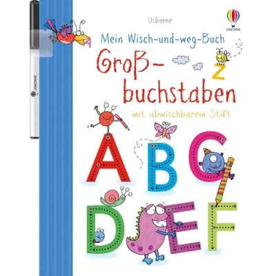 Afbeelding van Mein Wisch und weg Buch: Großbuchstaben: mit abwischbarem Stift