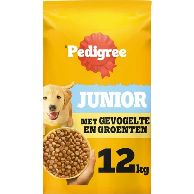 Afbeelding van Pedigree Droog Junior Kip 12 kg