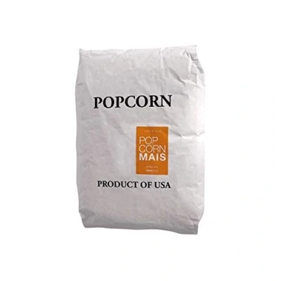 Afbeelding van Premium vlindermaïs de klassieker van popcorn maïs bioscoop 10 kg zak XXL 1:46 pop volume