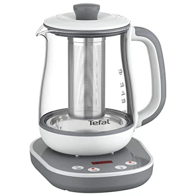 Afbeelding van Water en Theekoker Tefal BJ551B10 Roestvrij staal 1,5 L Wit/Grijs