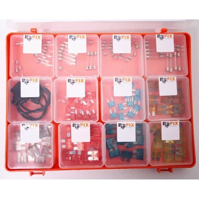 Afbeelding van Bofix 251235 Doos assortiment 12 vaks Zekeringen