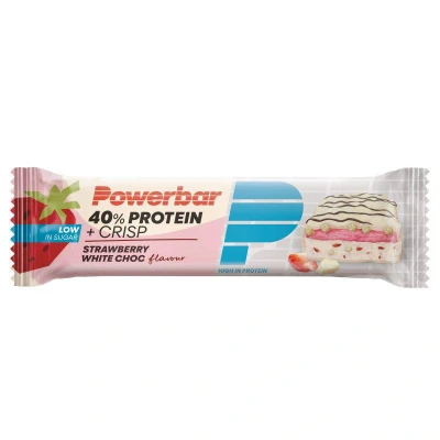 Afbeelding van Powerbar Protein + Crisp Strawberry White Multi verpakking 12x40GR