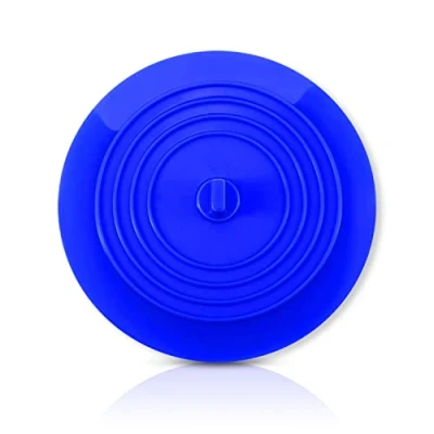 Afbeelding van CZ Store Siliconen Afvoerplug 15,2CM✮LEVENSLANGE GARANTIE✮ Flexibele Zuignap, Universele Waterdichte Stop voor Roestvrijstalen Keuken Gootsteen, Keramisch Bad, Toilet, Wastafel, Douche, Blauw