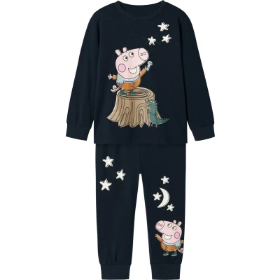 Afbeelding van Name it SET Peppa WUTZ Pyjama voor kinderen, Maat: 92, Dark sapphire