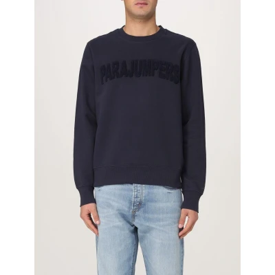 Afbeelding van Parajumpers Logo Crewneck Sweatshirt Blue Sweaters