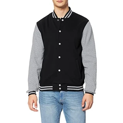 Afbeelding van Build Your Brand Heren sweatshirt college jas multi XXX Large