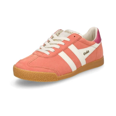 Afbeelding van Gola Elan damessneakers, Hot coral/gebroken wit/fuchsia, maat 38, Coral Off White Fuchsia, 38 EU