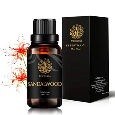 Afbeelding van aromatherapie sandelhout essentiele olie voor badbommen, 100% pure diffusers, olie, 1oz 30ml