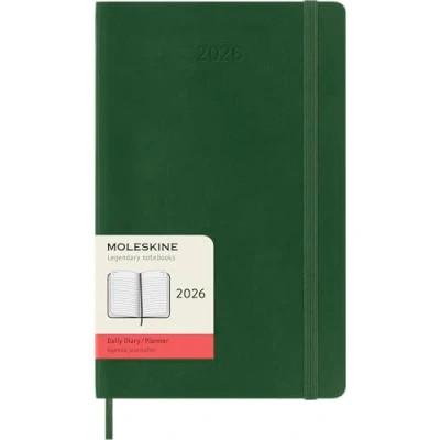 Afbeelding van Moleskine 12 Maanden Agenda 2026 Dagelijks Large Zachte Kaft Mirte Groen