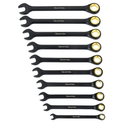 Afbeelding van Brüder Mannesmann Q25210 Quantool Engelse sleutelset 10 delig 8 19 mm