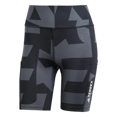 Afbeelding van Adidas Terrex 8INCH Printed Legging Carbon black black, Dames, Maat: XS,