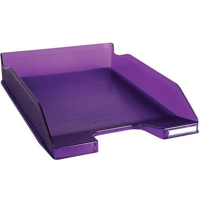 Afbeelding van Exacompta ref. 11319D 1 Brievenbak COMBO MIDI voor A4 documenten Afmetingen: 34,6 x 25,5 6,5 cm kleur doorzichtig paars
