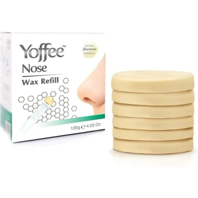 Afbeelding van Yoffee Neus Wax Navulling Tabletten Mannen en Vrouwen Biologische Bijenwas Parabeenvrij 120g Made in Spain