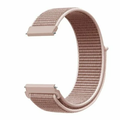 Afbeelding van Garmin Approach S12 / S40 S42 Sport Loop nylon bandje Zacht roze