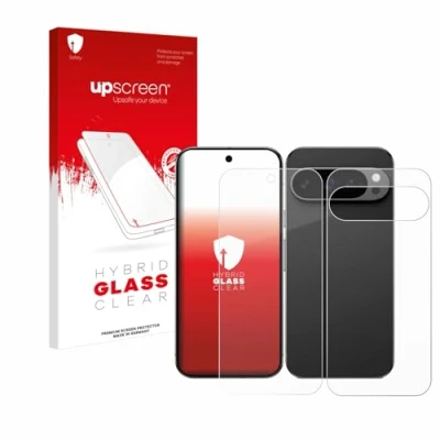 Afbeelding van upscreen Screenprotector voor Google Pixel 9 Pro (Voor+Achter) Folie Beschermfolie Beschermglas transparant