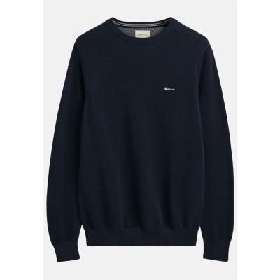 Afbeelding van GANT C NECK Trui, Heren, Maat: 4XL, Evening blue