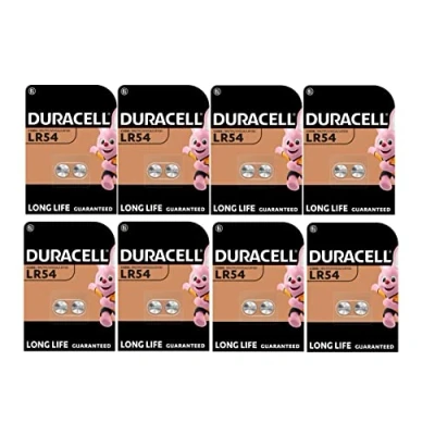 Afbeelding van 16X Duracell LR54 LR1130 V10GA 189 191 (8 blisters met 2 batterijen) 16 batterijen