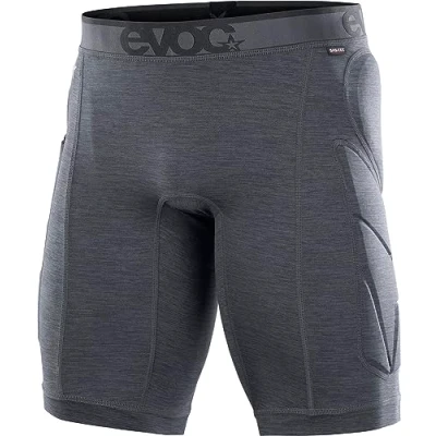 Afbeelding van EVOC CRASH PANTS, fietsbroek (incl. heupbeschermers en beschermende padding, S.LEISURE materiaal, S.Café technologie tegen geurtjes, machinewasbaar, maat: M), Carbon Grey