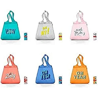 Afbeelding van Reisenthel Mini Maxi Shopper boodschappentas gesorteerd 15 L, gesorteerd, 6 x 12 2 cm,