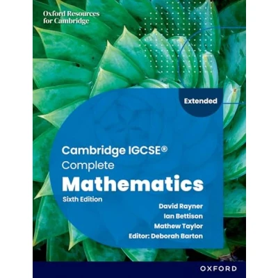 Afbeelding van New Cambridge Igcse Complete Mathematics Extended: Student Book (Sixth Edition)