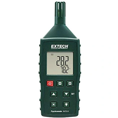 Afbeelding van Extech RHT510 Luchtvochtigheidsmeter (hygrometer) 10 % Hrel 95 Dauwpunt/schimmel waarschuwingsweergave