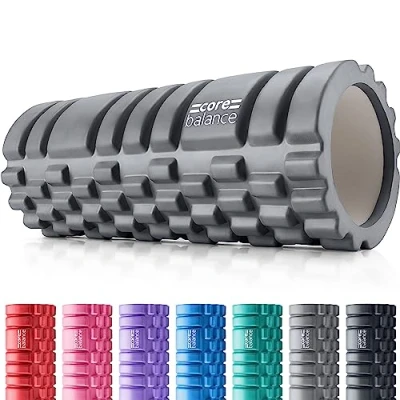 Afbeelding van Core Balance gestructureerde fasciarol voor massage, triggerpunttherapie, fitness, fysio en revalidatie