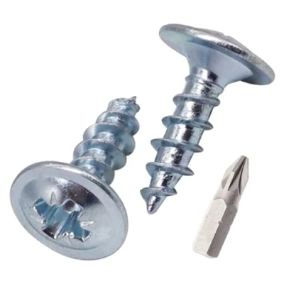 Afbeelding van SKIR&#039;CO (200 stuks) Verzinkt staal 3,5 x 12 mm Houtschroeven, Metalen Schroeven, Waferkop, Pozidriv, Zelftappend