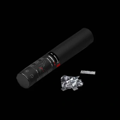 Afbeelding van MagicFX handmatige confetti shooter 28cm metallic zilver