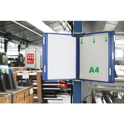 Afbeelding van Wandsysteem magnetisch Tarifold A4, 10 zichtpanelen Djois