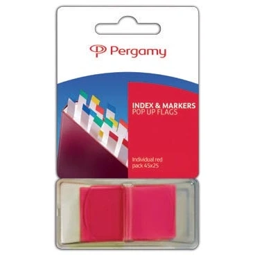 Afbeelding van Pergamy Index Ft 43 X 25 Mm, Rood