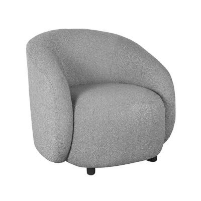 Afbeelding van LABEL51 Fauteuil Alby Grijs Boucle Majorr