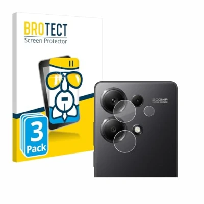 Afbeelding van BROTECT Glas Screen Protector voor Xiaomi Redmi Note 13 Pro 4G (ALLEEN Camera Lens) (3 Stuks) Schermbeschermer [9H, Beschermglas Folie niet Glas]