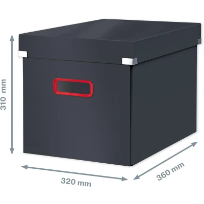 Afbeelding van Leitz Cosy Click &amp; Store Kubus Grote Opbergdoos, Grijs Opbergdoos