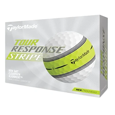 Afbeelding van TaylorMade Golfbal Tour Response Stripe, uniseks, eenheidsmaat, gestreept
