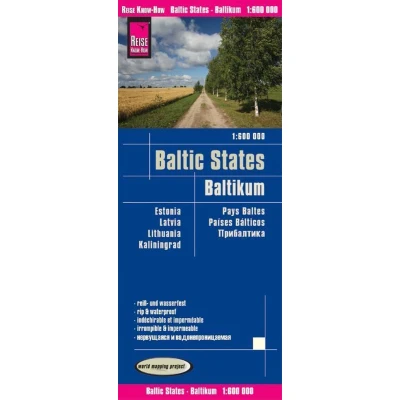 Afbeelding van Reise Know How Landkarte Baltikum 1 : 600.000 Estland, Lettland, Litauen und Region Kaliningrad: world mapping project