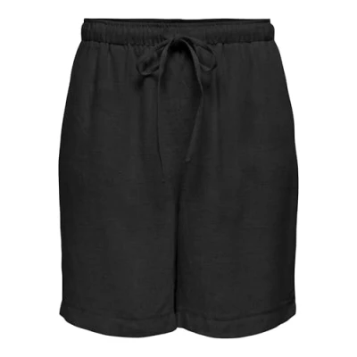 Afbeelding van ONLY Onlsiesta Pullup NOOS Shorts, Dames, Maat: XS, Black